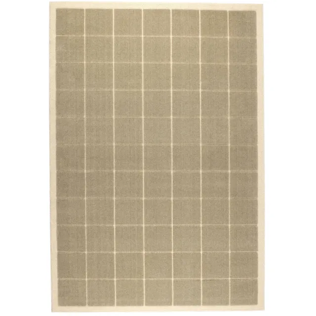 Zuiver Kade vloerkleed beige Groen