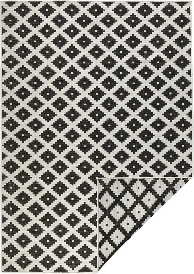 Ibenzoa Vloerkleed - Geometrisch Patroon - Zwart;Crème - Polypropyleen