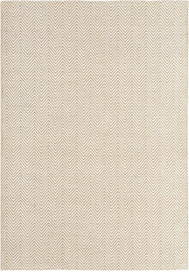 Eazy Living Easy Living - Ives-Natural Vloerkleed - Rechthoek - Laagpolig Tapijt - Modern - Beige, Wit