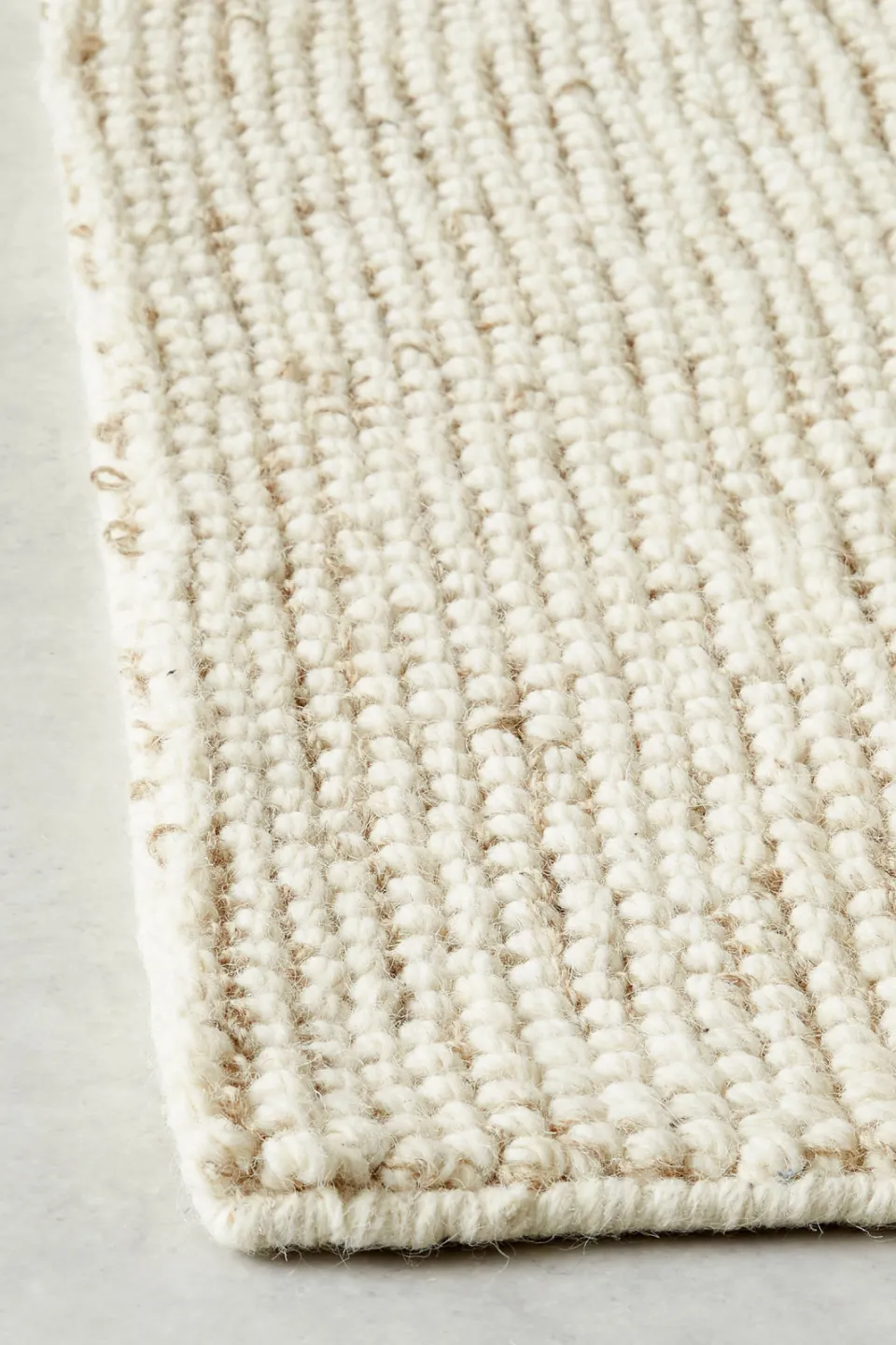 NOUS Living Pebbles wollen vloerkleed ecru, foto 3