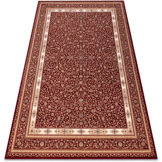 RUGSX Kleden Rugsx Wollen tapijt NAIN Ornament, frame, 7965/51066 bor 80x150 cm Bordeau