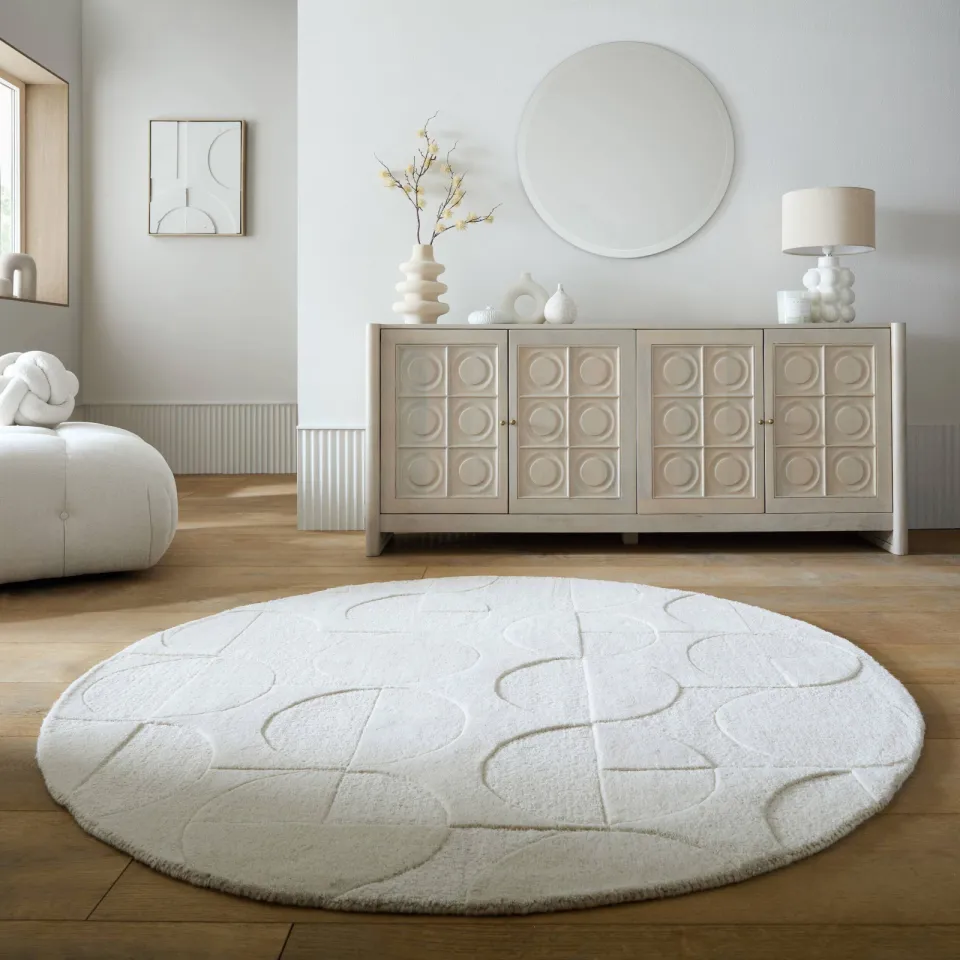 Flair Rugs Gigi wollen vloerkleed ivoor, foto 2