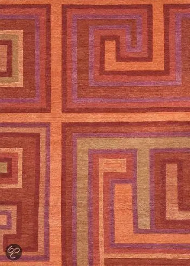 Ligne Pure Lucid Vloerkleed/tapijt - Multi Oranje