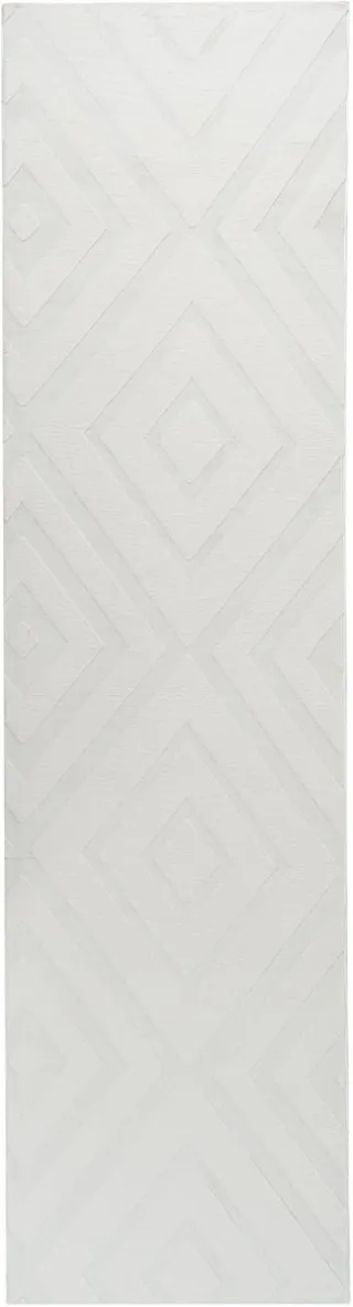 Beliani BORAH - Vloerkleed - Gebroken wit - Polyester