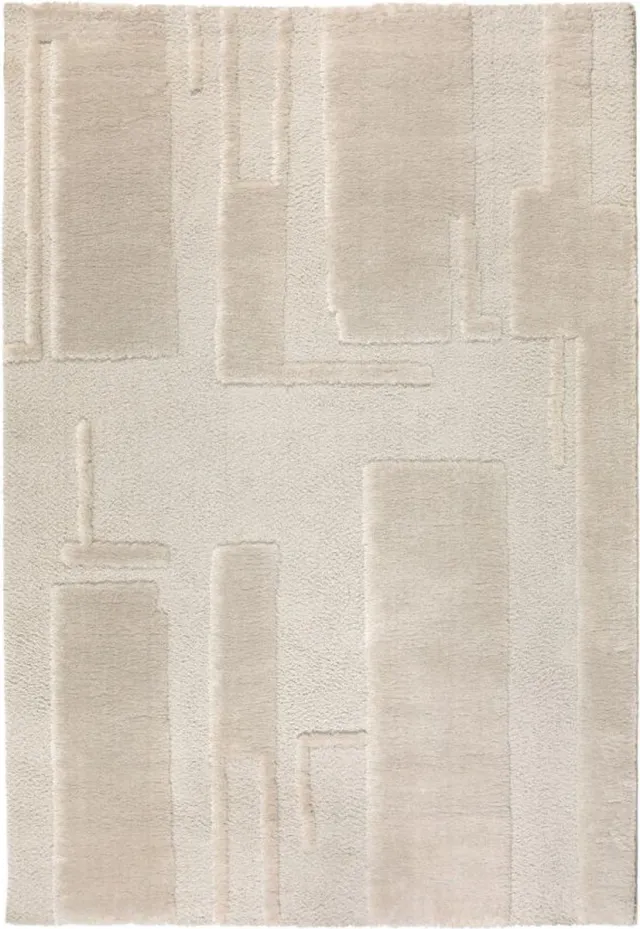 Vivaraise Louka vloerkleed tapijt Ivoire 200 X 290 X 2 Ivoor