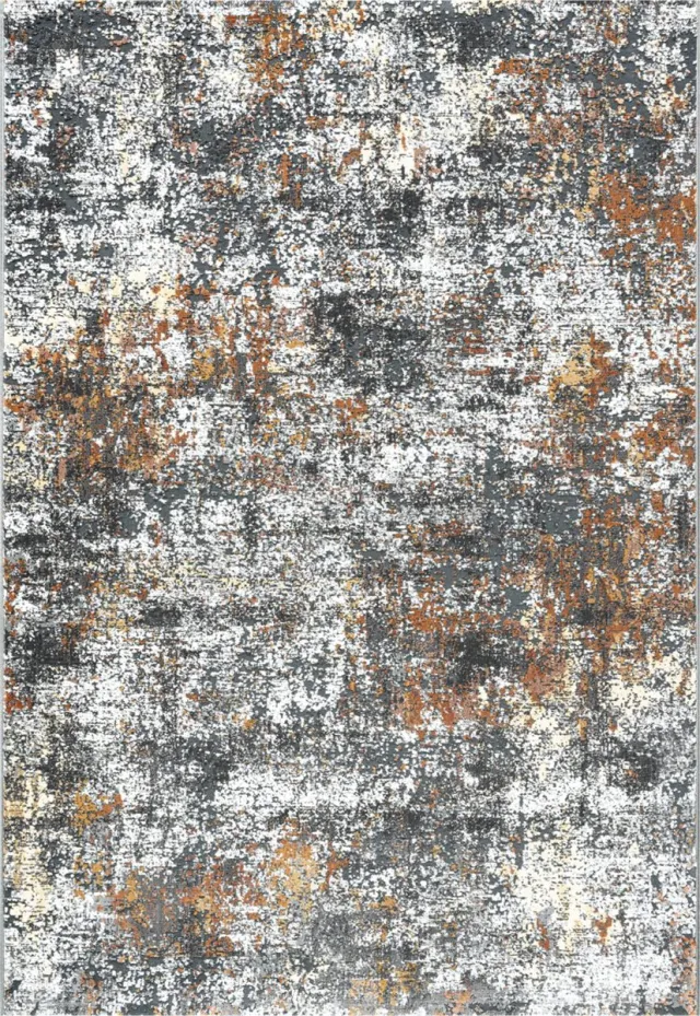Eurogros Rugsman Siena 052.0029.3888 Vloerkleed - 133 x 195 cm - Veelkleurig - Rechthoekig - Polypropyleen - Eetkamer, Woonkamer, Slaapkamer - Abstract - Eclectisch, Modern
