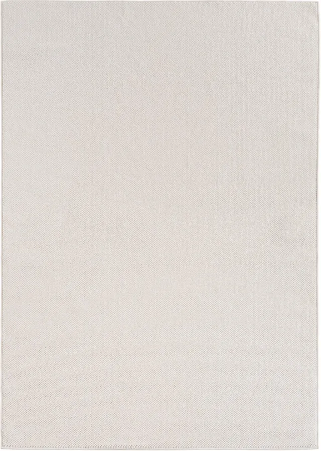 Ayyildiz Helix Vloerkleed Creme 120x170 cm – Effen Laagpolig Tapijt – Modern Machinaal Geweven Vloerkleed voor Woonkamer, Slaapkamer en Keuken