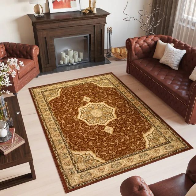 Tapiso Yesemek Vloerkleed Perzisch Oriental Oosters Tapijt bruin 2, foto 7