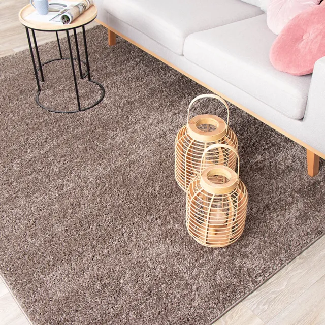 NATURL. Hoogpolig vloerkleed - Lofty Taupe - 80x150cm
