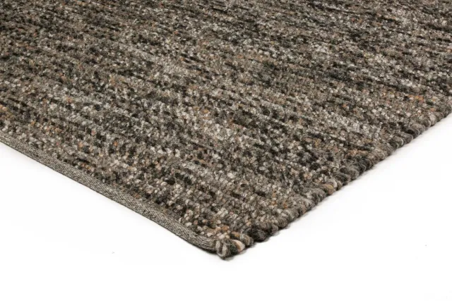 Brinker Carpets Verona Brown Grey 940 Vloerkleed - Grijs - Rechthoekig - Wol - Woonkamer - Gespikkeld - Industrieel, Modern