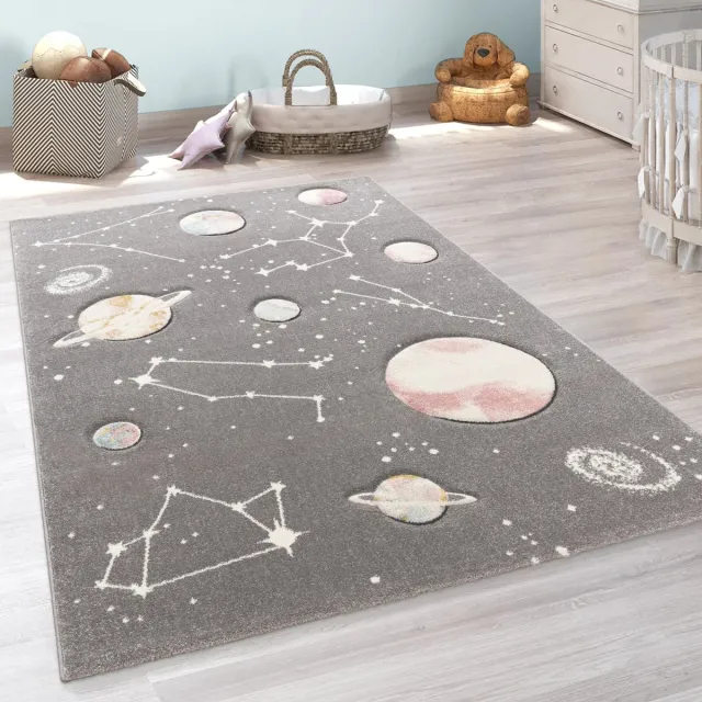 flycarpets Kindervloerkleed - Cosena - Grijs