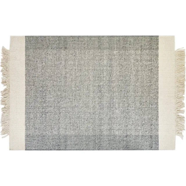 Beliani TATLISU - Modern vloerkleed - Gebroken wit - Wol, foto 2