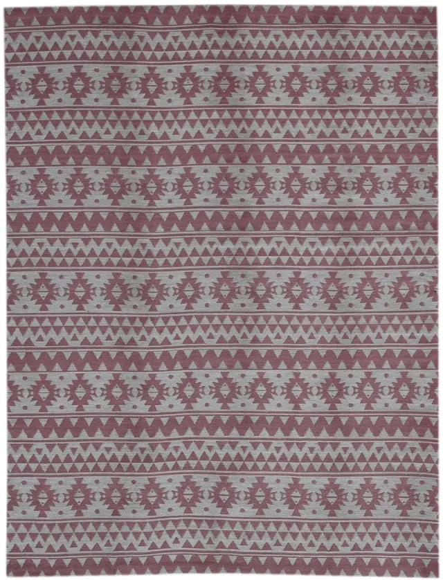 Dutch XXL Buitenkleed | Sunny | Geometrisch | Roze | 160x230 cm | Buitentapijt | Tuintapijt