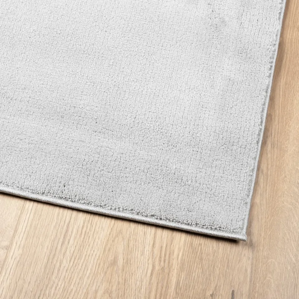 vidaXL Vloerkleed OVIEDO laagpolig 80x250 cm grijs, foto 4