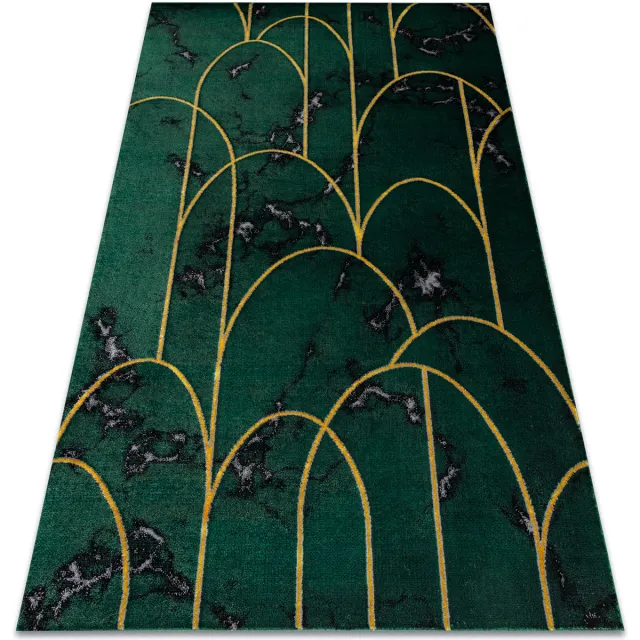RUGSX Kleden Rugsx Tapijt EMERALD exclusief 1016 glamour, stijlvol ar Groen