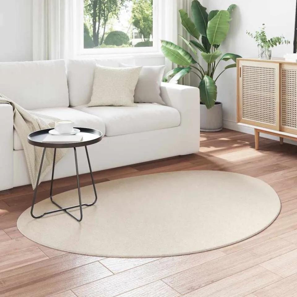 vidaXL Tapijt HUARTE Beige 120 x 170 cm Polyester, foto 3