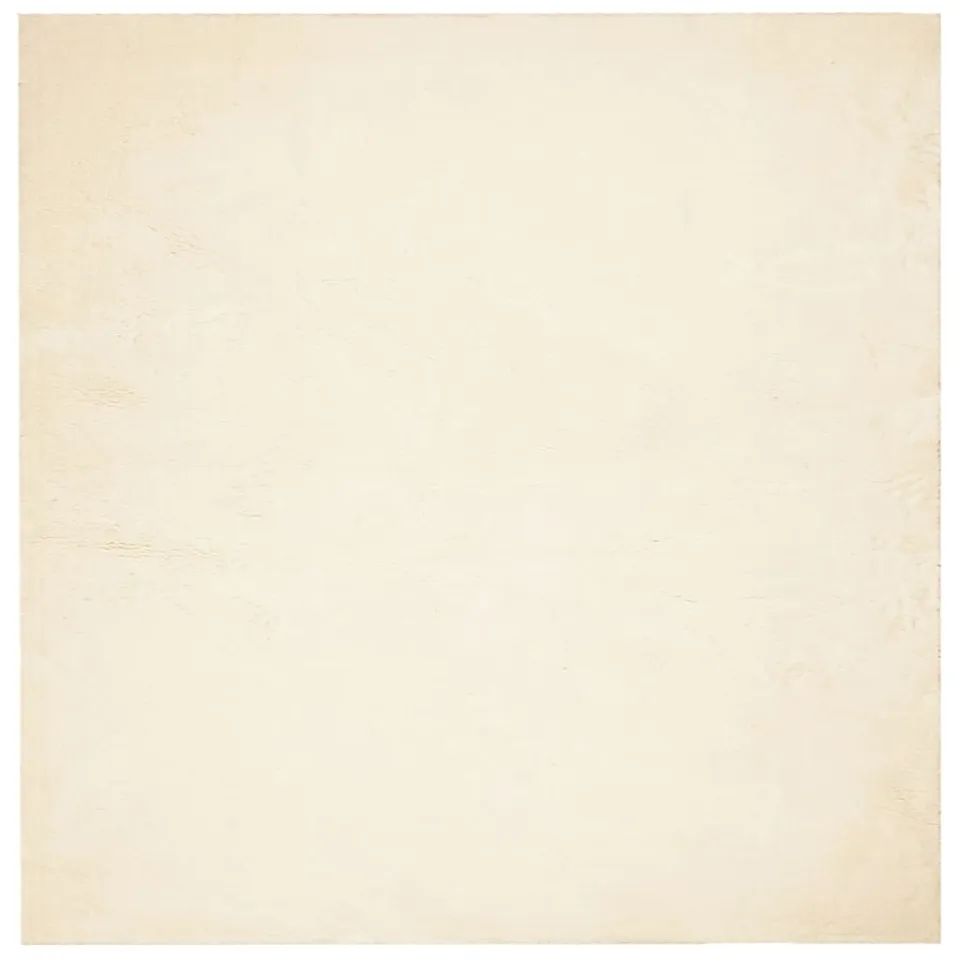 vidaXL Vloerkleed HUARTE laagpolig zacht wasbaar 160x160 cm crème, foto 3