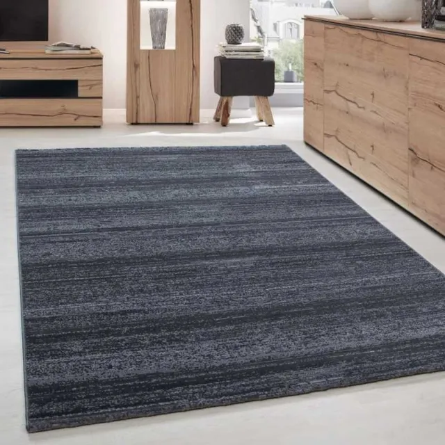 TapisTrend Designer tapijt Antracietgrijs 80x150 cm Woonkamerkleed of modern, jeugdig design, kortpolig