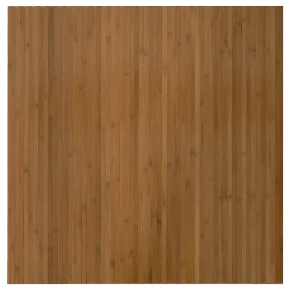 vidaXL Vloerkleed rechthoekig 100x100 cm bamboe bruin