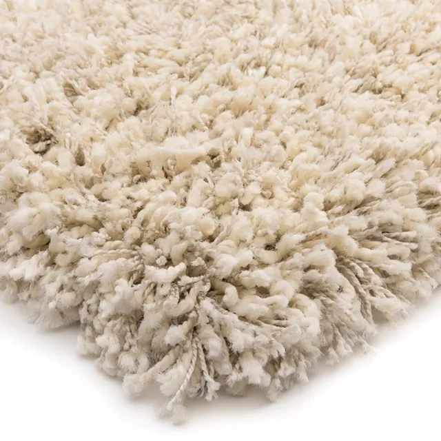 Shaggy Prime Hoogpolig vloerkleed - Shaggy Prime crème 65x130
