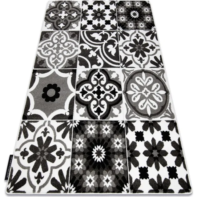 RUGSX Kleden Rugsx Tapijt ALTER Porto Bloemen , grijskleuring 160x220 cm