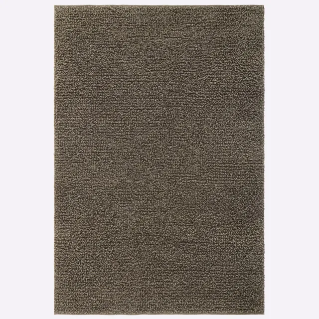 vloerkleed taupe handgeweven