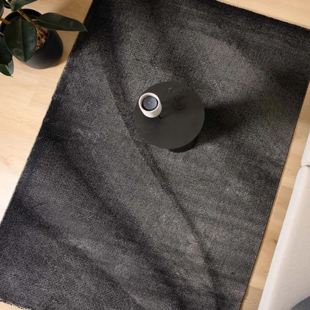 Tapeso Modern vloerkleed - Vision zwart/grijs 140x200