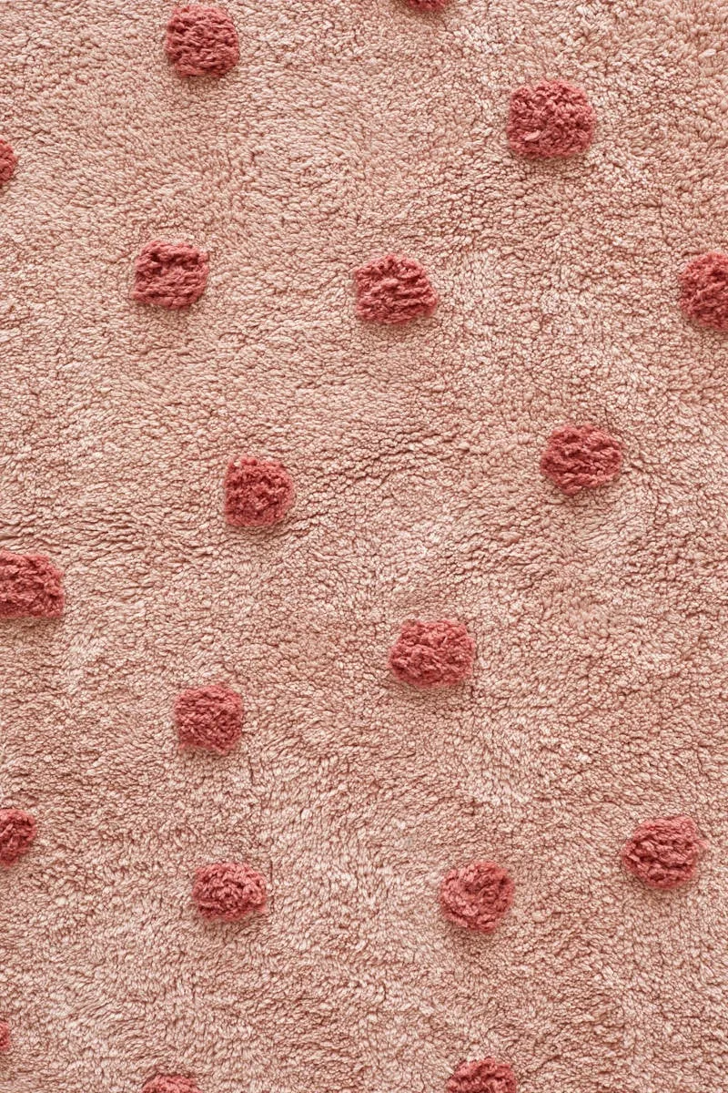 NOUS Kids kindervloerkleed Dots roze, foto 3