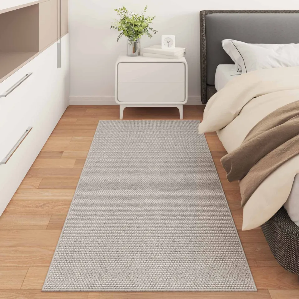 vidaXL Binnen kleed LUGO Crèmekleurig 80 x 200 cm Polyester, foto 3