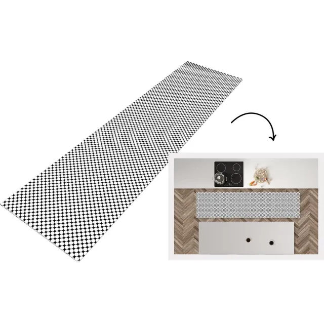 KitchenYeah Keukenloper - Loper keuken - Patroon - Lijn - Design - Kleur - Keukenloper vinyl Multicolor
