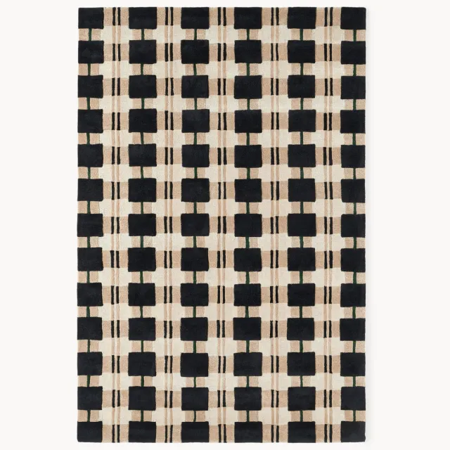 Westwing Collection Handgetuft wollen vloerkleed Kimi Kleurrijk