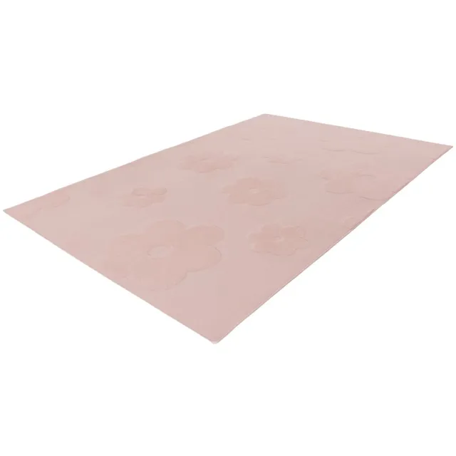 Lalee Bambi Kinderkleedje - Fluffy Tapijt - Vloerkleed - Roze - Extra zacht en speels - Ideaal voor kinderkamer