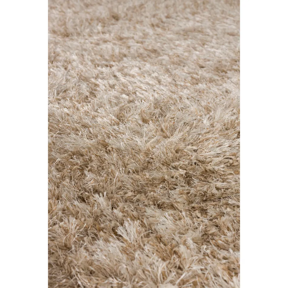 Dutchbone Hairy hoogpolig vloerkleed beige, foto 5