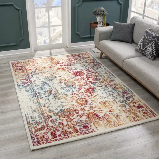Muratap Vintage Van Gogh Vloerkleed Multi Laagpolig- 200x290 CM Multikleur