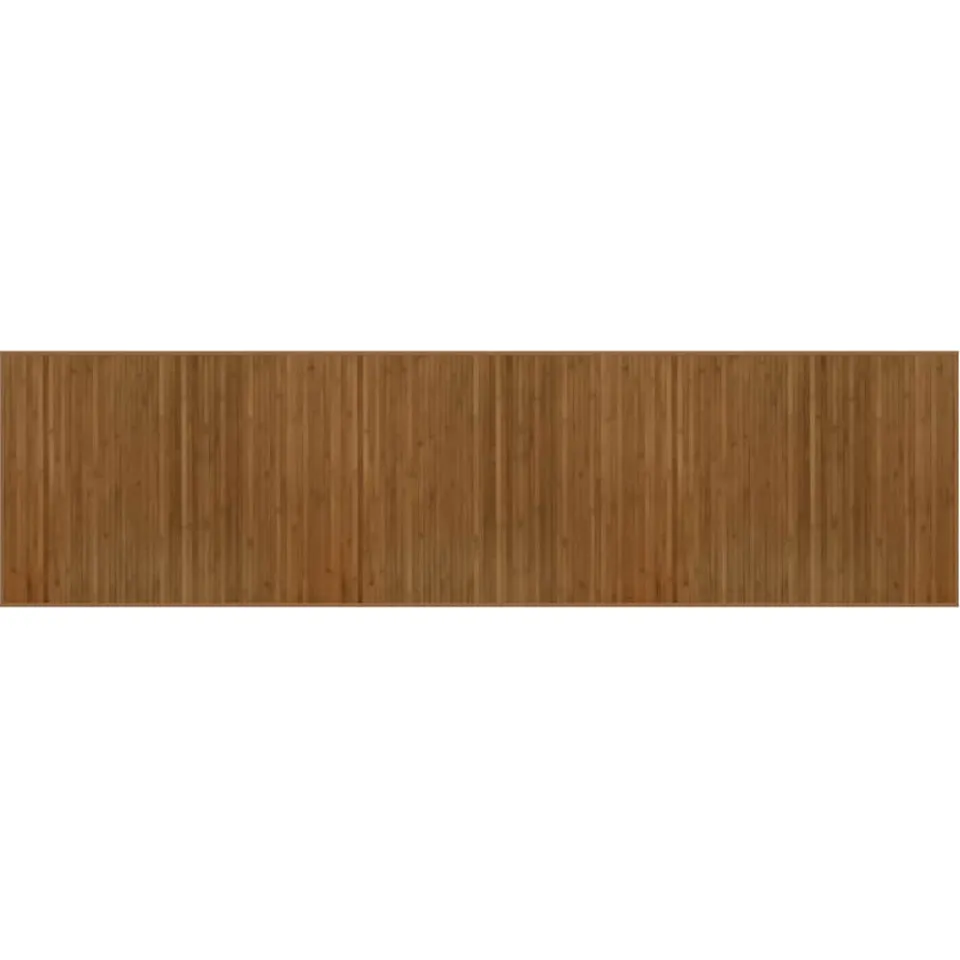 vidaXL Vloerkleed rechthoekig 80x300 cm bamboe bruin, foto 3
