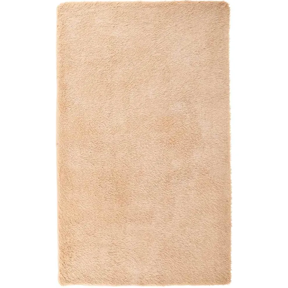 vidaXL Hoogpolig vloerkleed NAVARRA 80x150 cm polyester beige, foto 3