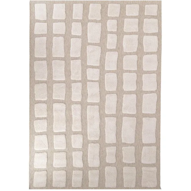 AFK Living Fluweelachtig tapijt platgeweven slow life stijl DUNE beige