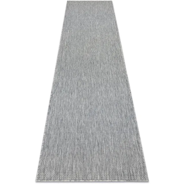 RUGSX Kleden Rugsx Sisal tapijt, loper SION A5165A Melange plat 80x250 cm Grijs