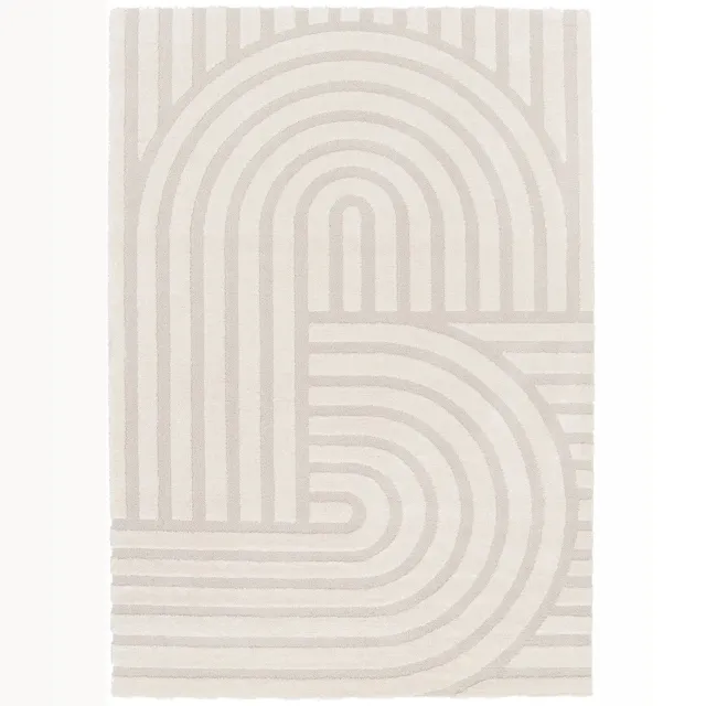 AFK Living Design tapijt met reliëfeffect BALTUS beige