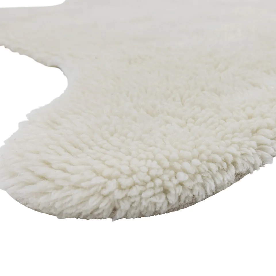 Bloomingville Mini vloerkleed Bear wit, foto 4