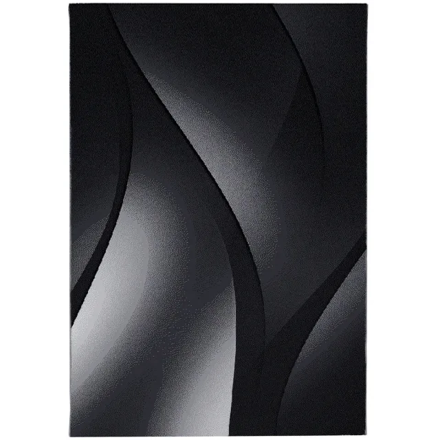 Dutch XXL Modern Vloerkleed | Tapijt | Plus | Abstract | Zwart | 240x340 cm