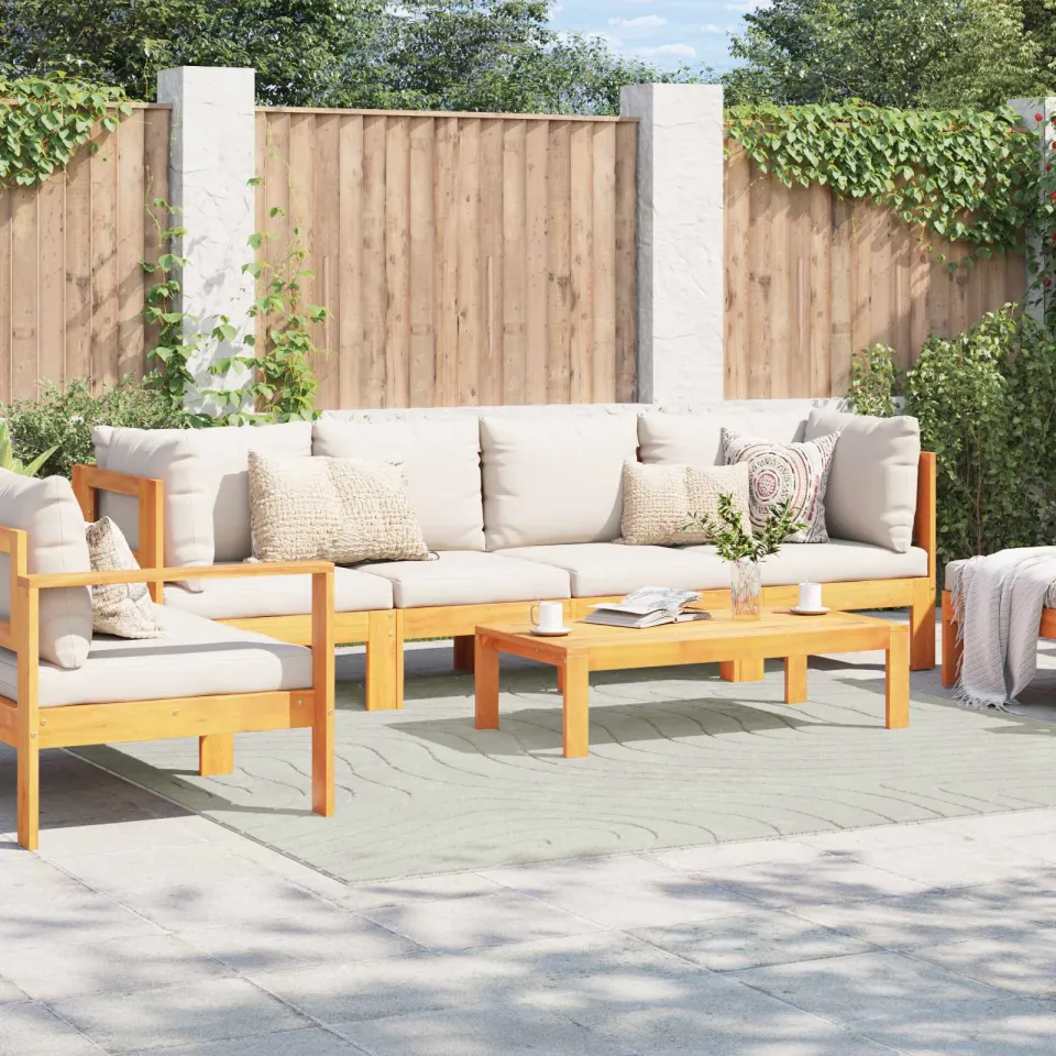 vidaXL Binnen- en buitentapijt PALMERAS Groen 240 x 240 cm Polyester, foto 3