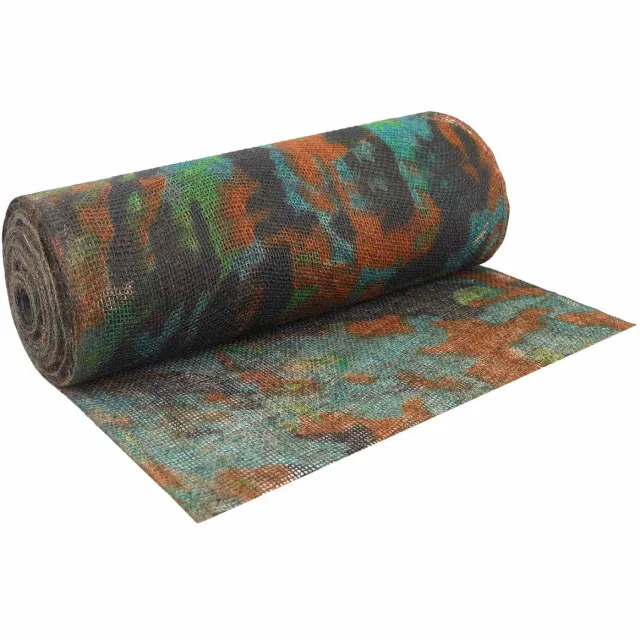 vidaXL Tuin - Jute - Net - 100 - cm - x - 10 - m - 180 - gsm - 100% - Tossa - Jute - Camouflage