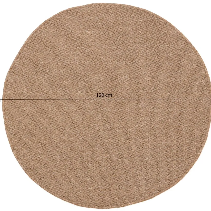 Kees Smit Collectie Bolonia buitenkleed ø 120cm taupe, foto 2