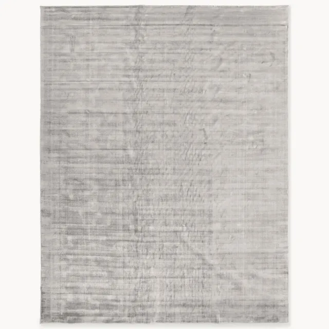 Westwing Collection Handgeweven viscose vloerkleed Jane Taupe