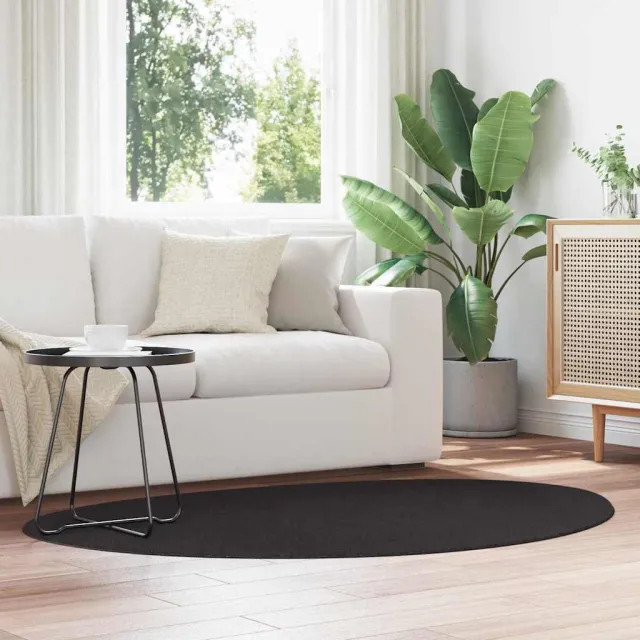 vidaXL Tapijt HUARTE Zwart 120 x 170 cm Polyester, foto 2