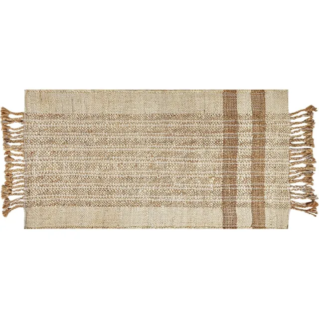 Beliani ORTAOBA - Modern vloerkleed - Lichtbeige - Jute
