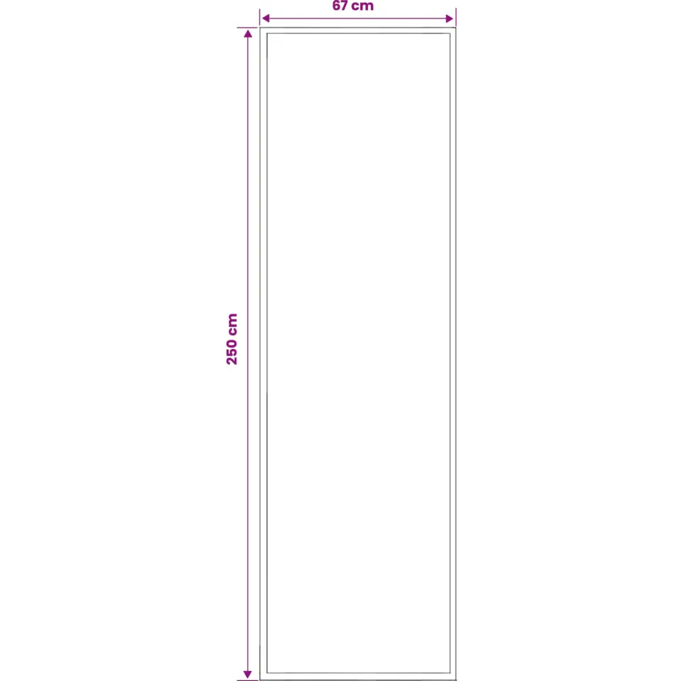 vidaXL Tapijtloper FLORNES Geweven Taupe Zigzag 67 x 250 cm PP 7 mm, foto 3