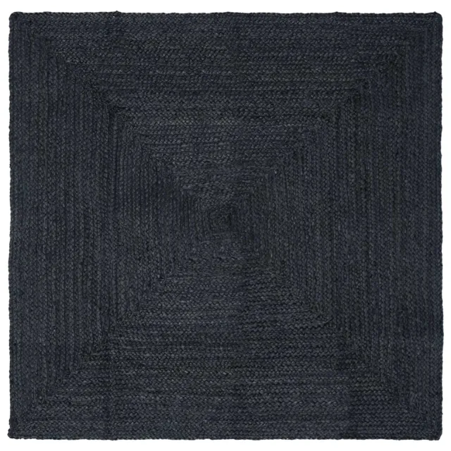 vidaXL Gebied Tapijt Donkergrijs 160 x 160 cm Jute