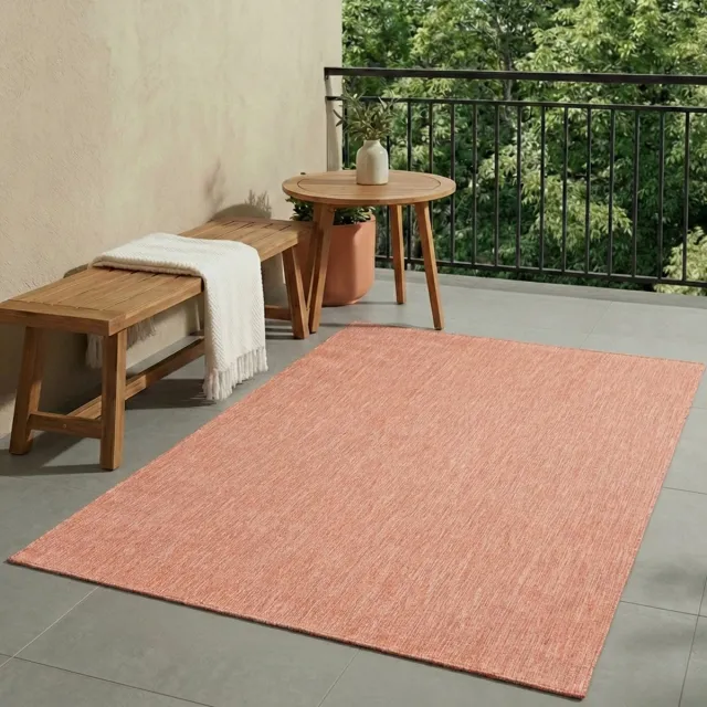 NATURL. Buitenkleed - Costa Terracotta | Zomerse budgettopper! - 80x150cm